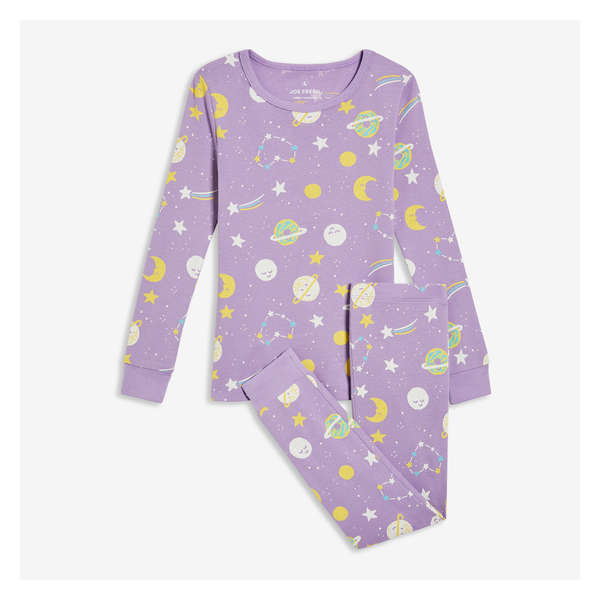 Toddler Girls' 2 Piece Sleep Set - Light Purple